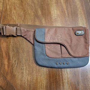 Tumi waist fanny crossbody canvas twill bag